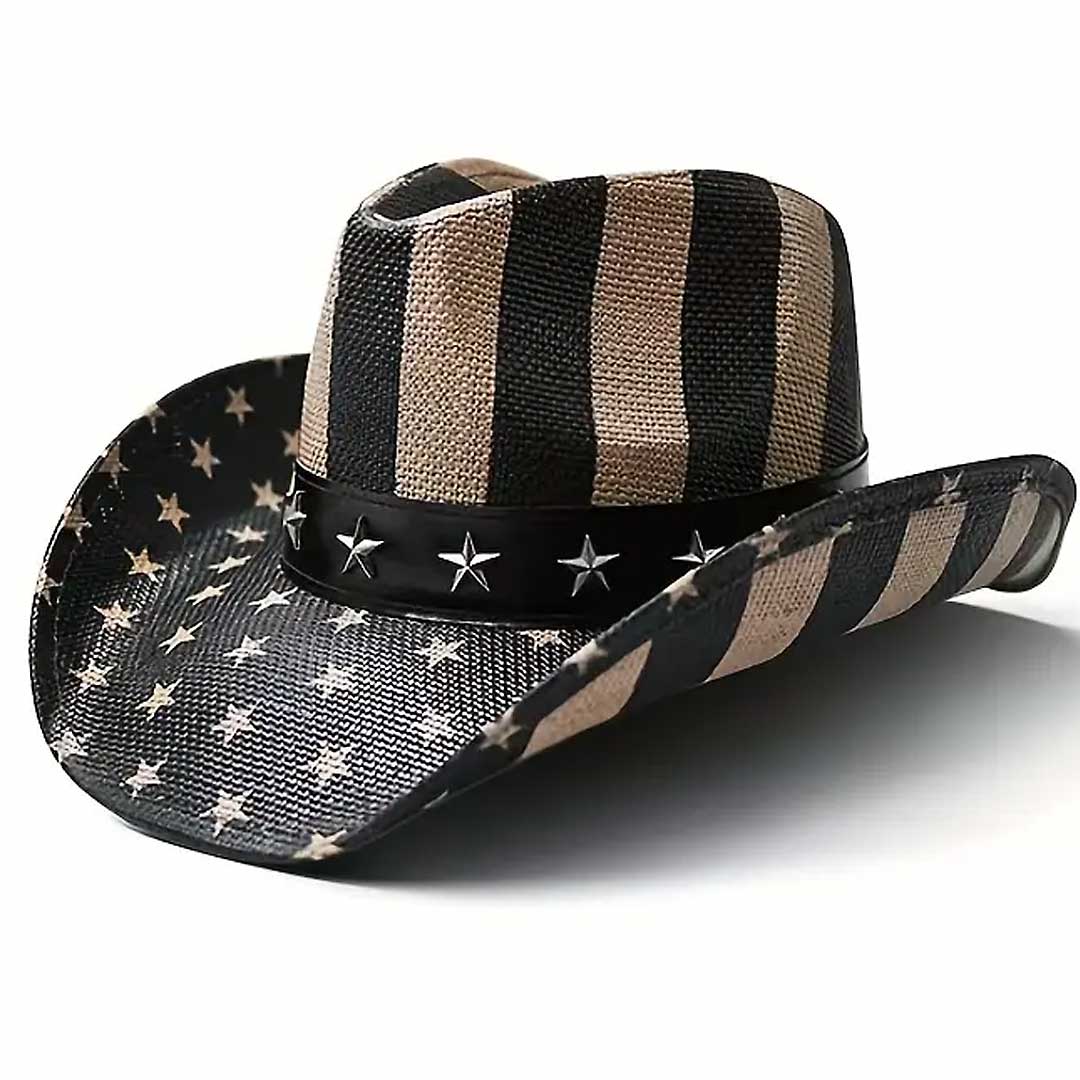 USA Flag Cowboy Hat