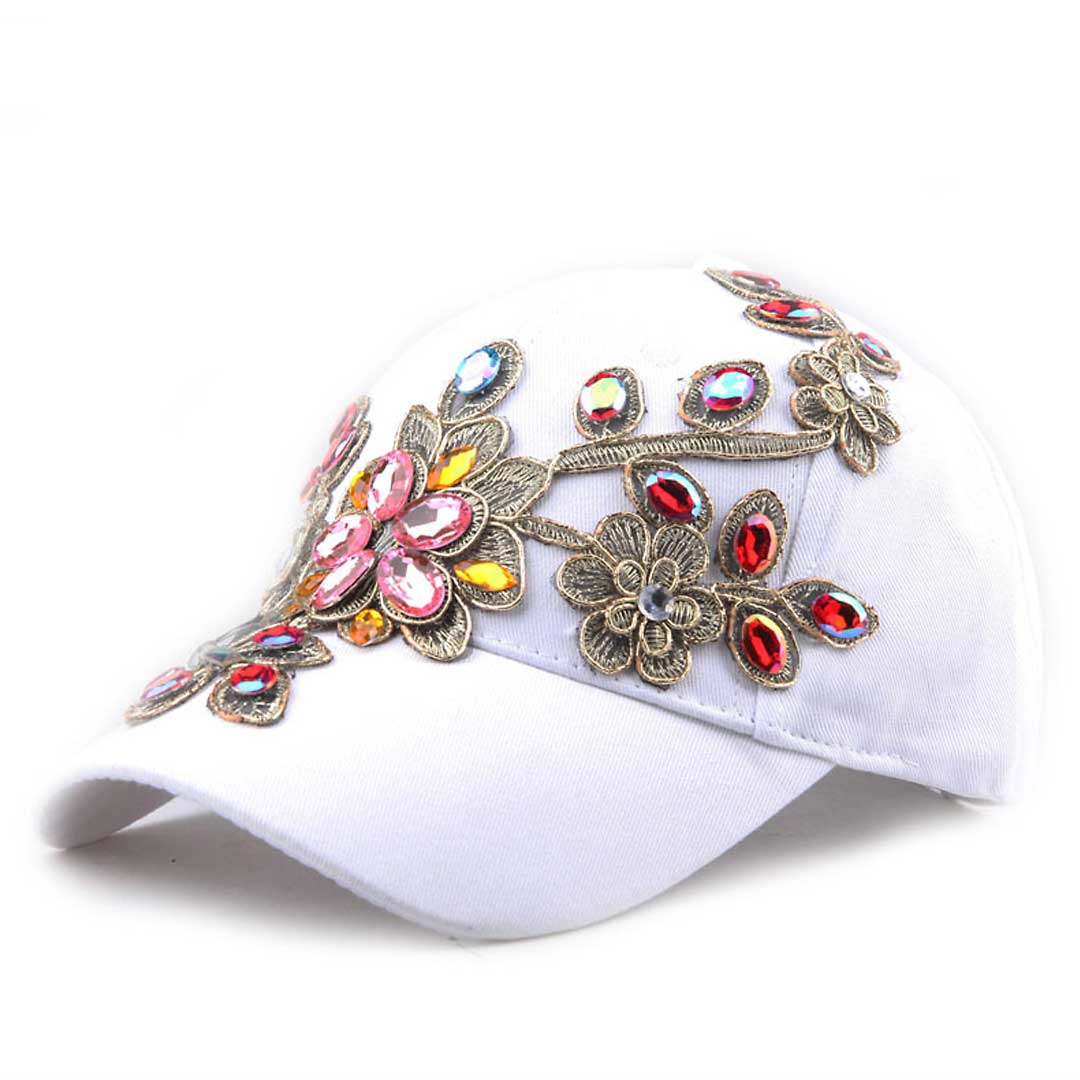 Colorful Flora Crystal Cap