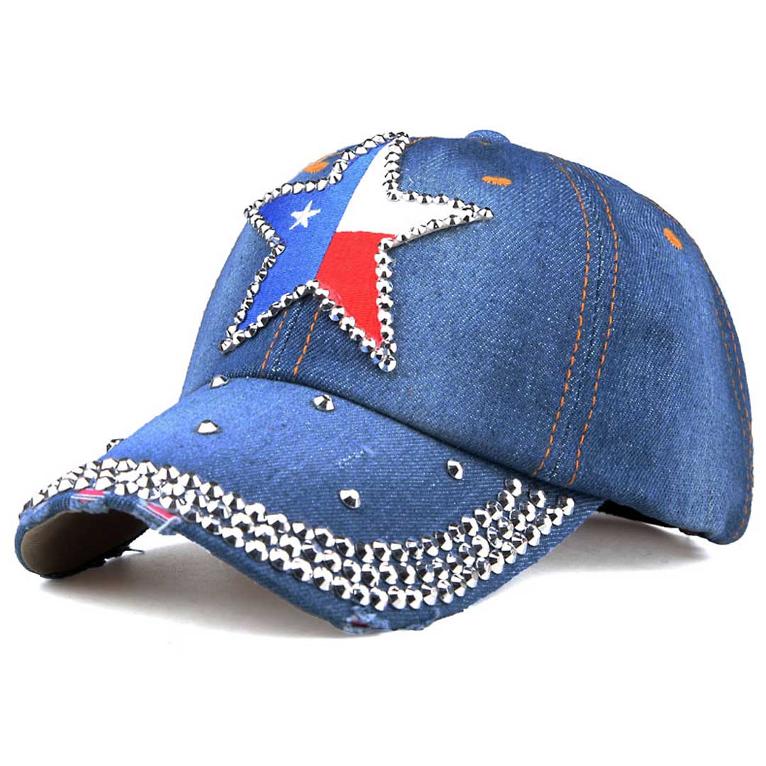 Texas Star Crystal Cap