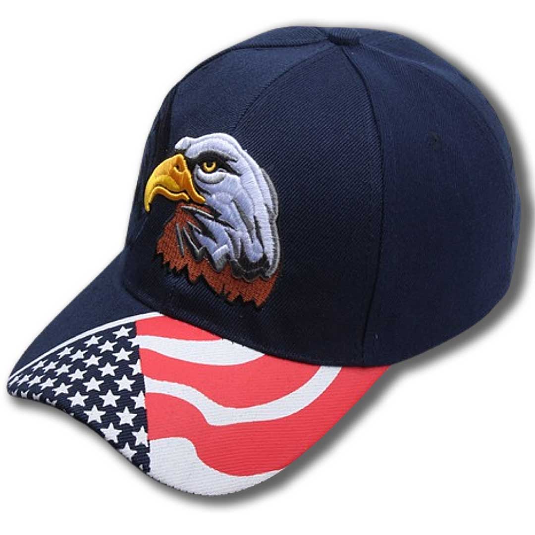 Eagle Embroidered Flag Cap v2