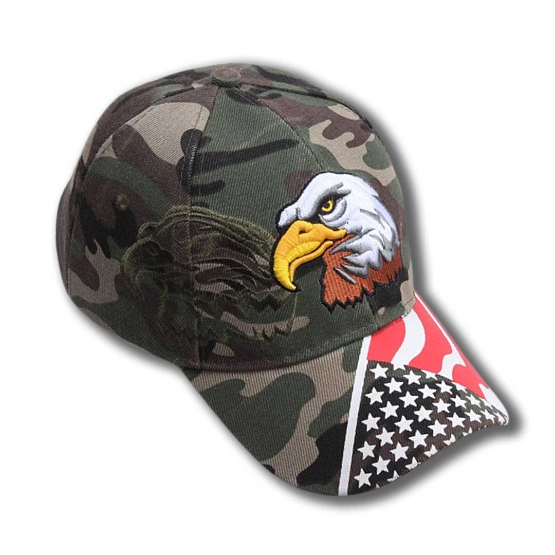 Eagle Embroidered Flag Cap v2