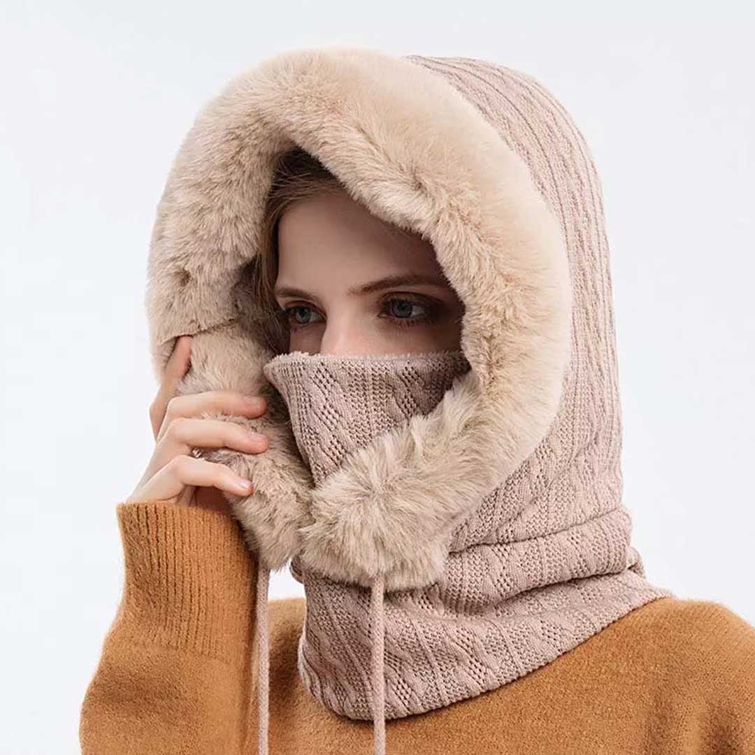 Hooded Winter Knitted Set