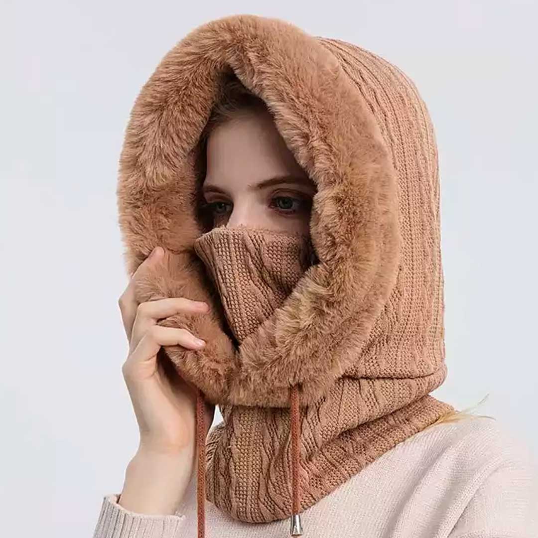 Hooded Winter Knitted Set