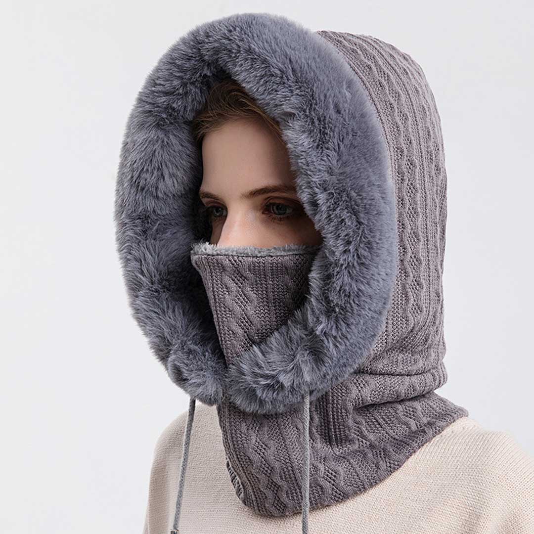 Hooded Winter Knitted Set